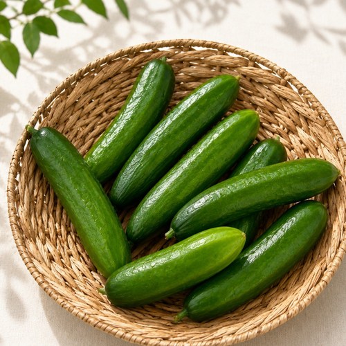 [국내산] 아삭이 한입 미니오이 신선한 오이, 1개, 2kg