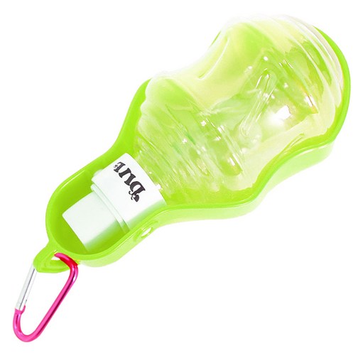 펫츄츄 반려동물 휴대용 물병, 1개, 그린 250ml