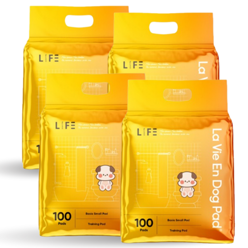 라비앙독 논슬립 패드 강아지 배변 향균 탈취, 4개, 100개입