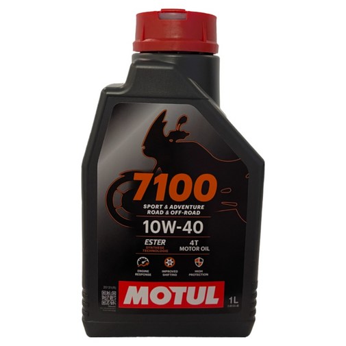 모튤 7100 4T 10W40 1L, 오토바이용 100합성엔진오일