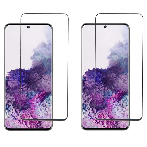 렉스 케이스 호환형 풀커버 강화유리 휴대폰 액정보호필름 2P, 1개