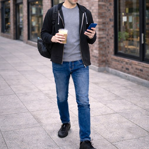 기사미 프리미엄데님 USA,유럽스타일 데님 데일리데님 해외여행데님 CF05701 Blue