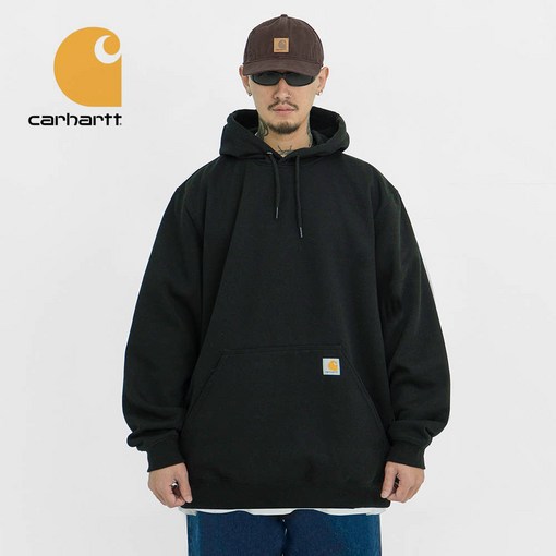 칼하트 K121 후드 루즈 핏 미드웨이트 블랙 K121BLK