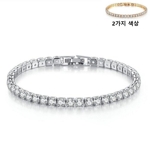 JONNEIC 조네익 큐빅 테니스 팔찌 심플 디자인