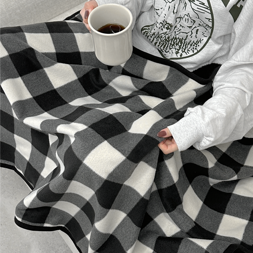 링고룸 극세사 단추 담요 똑딱이 밍크 블랭킷