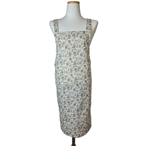 만월 엔틱 옥스포드 앞치마