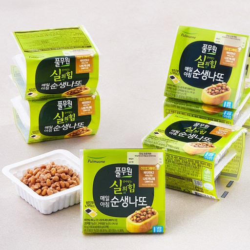풀무원 실의 힘 매일아침 순생나또