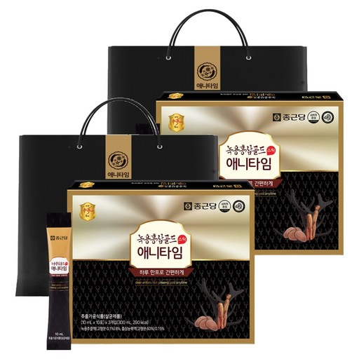 종근당 녹용홍삼 애니타임 골드* 30회분