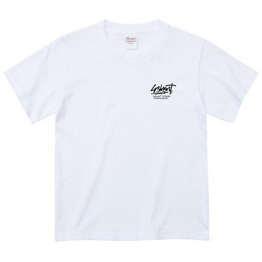 CR3MENT Essential 街頭 Logo 17支棉 街頭風 棉質 寬鬆版型 透氣 短袖 T恤, 白色