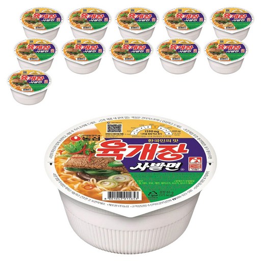 식품 육개장 사발면 구매 가이드