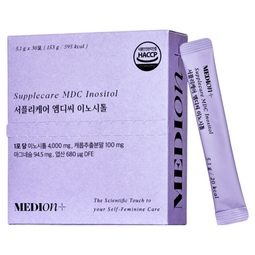 메디온 정품 서플리케어 엠디씨 이노시톨 4000mg 엽산 비타민B