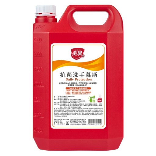 美琪 抗菌洗手慕斯, 1桶