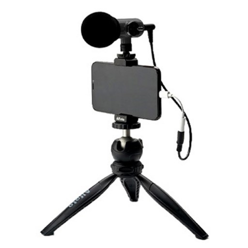 올포토 큐마이크 카메라 스마트폰용 마이크, Q-Mic Kit(Black), 1개