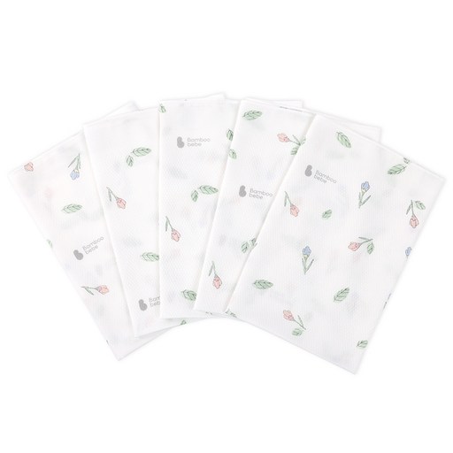 Bamboo bebe 印花手帕 5入