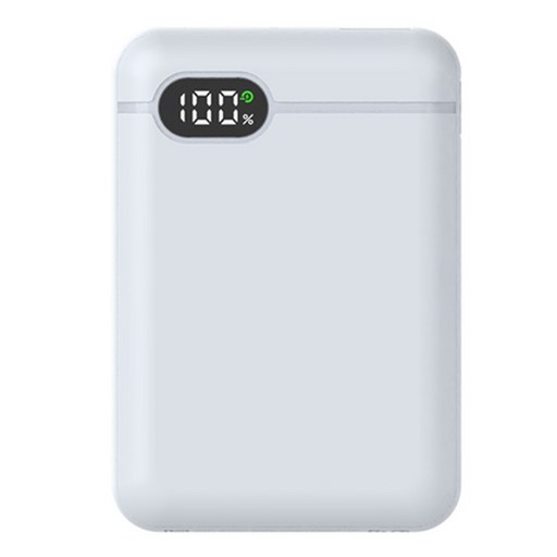 리큐엠 20W 고속충전 LCD 잔량표시 미니 보조배터리 10000mAh 멀티단자
