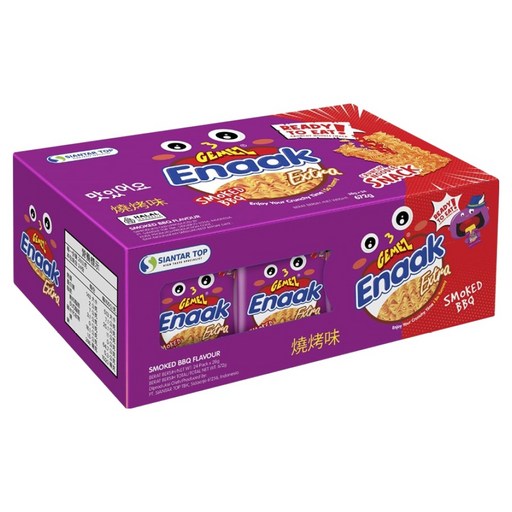 GEMEZ Enaak 韓式小雞麵 燒烤味, 1盒, 672g