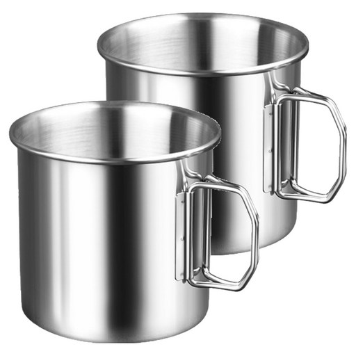 아워웍스 캠핑용 304 스텐 접이식 컵 휴대용 머그컵 350ml