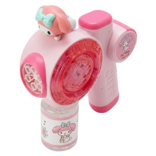 Sanrio 三麗鷗 炫彩燈光泡泡機 兒童戲水玩具 手持泡泡槍, 美樂蒂, 1個