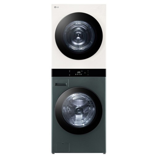 LG전자 트롬 오브제컬렉션 워시타워 WL21GEN, 드럼세탁기 FL21GEN 25kg + 건조기 21kg RL21EJN 방문설치