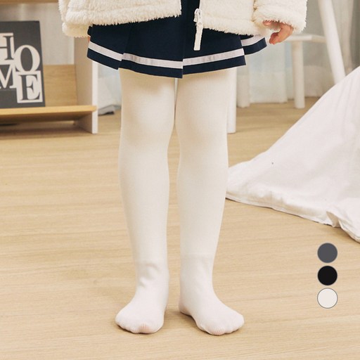 베이스알파에센셜 아동용 두툼한 기모 방한 타이즈