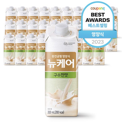 뉴케어 구수한맛 완전균형영양식 30개 200ml8965랑 상큼하게 먹는 영양 식사제생각