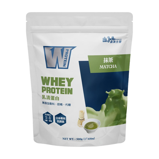 義美生醫 W PROTEIN乳清蛋白飲 抹茶, 500g, 1包