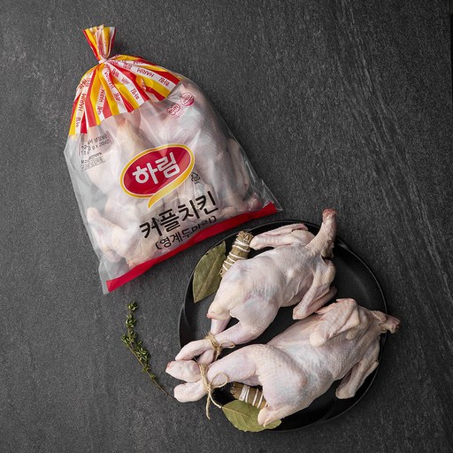 하림 커플치킨 통닭 백숙용 (냉장) 2입