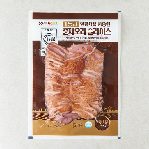 곰곰 1등급 원료육을 사용한 훈제오리슬라이스 (냉장)