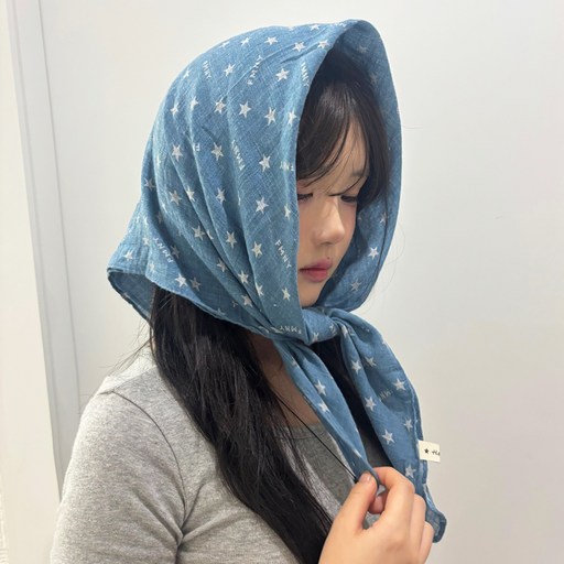 깨비다 스타 별 반다나 두건 스카프