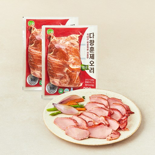 [로켓프레시] 다향 1등급 훈제오리