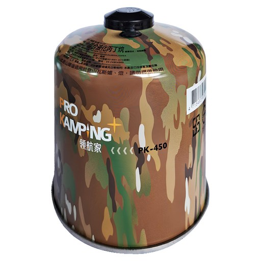 PRO KAMPING 領航家 高山瓦斯罐, 450g, 1罐