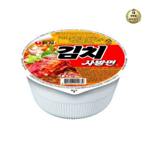 농심 김치 사발면 소컵 86g 6개 에너지 폭발식당으로 초대해요