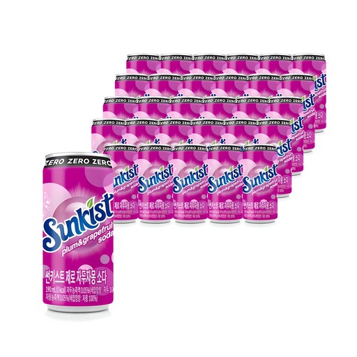 썬키스트 제로 자두자몽 소다