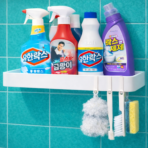 루이자몰 무타공 욕실선반 다용도 거치대