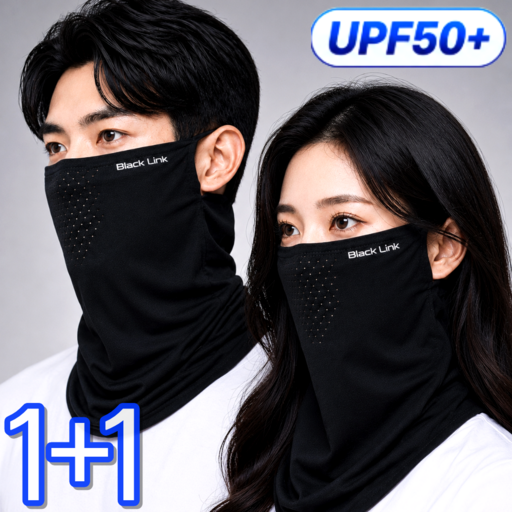 블랙링크 자외선차단 마스크 냉감 스포츠 골프 쿨마스크 1+1