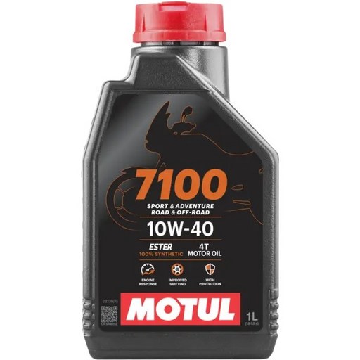 모튤 7100 4T 10W40 1L, 오토바이용 100%합성엔진오일