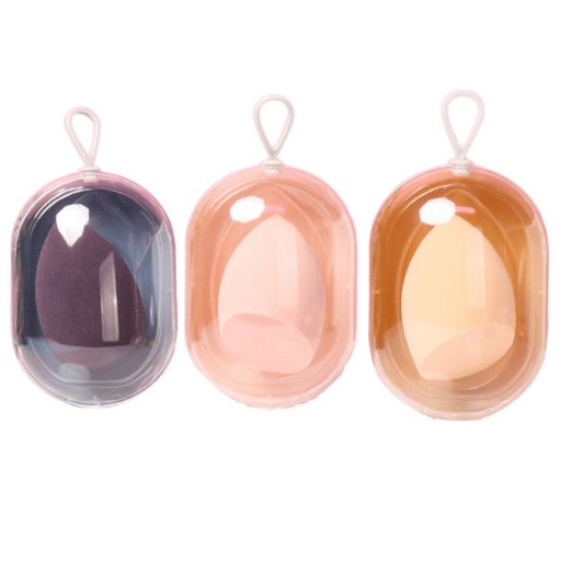 알리오마켓 휴대용 물방울 에그 미용 퍼프 쿠션 케이스