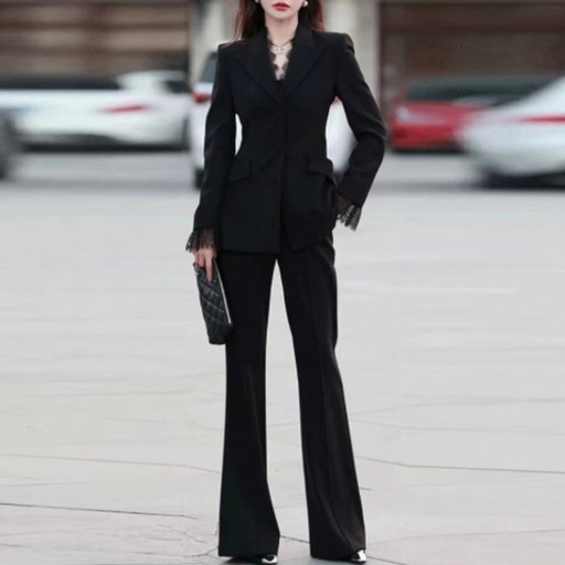 뉴욕멋쟁이 요나 싱글자켓+부츠컷팬츠세트 여성상하의세트 정장세트