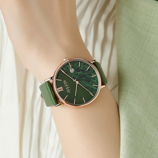 쥴리어스 시계 여자시계 손목시계 여성시계 가죽시계 가죽밴드 여자친구 선물 데일리템 쥴리어스컴퍼니 JA-1312