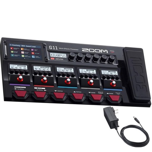 ZOOM G11 16 + 6 70 IR    (줌) 기타 멀티 이펙터 앰프 모델 오리지널 앰프 프리셋