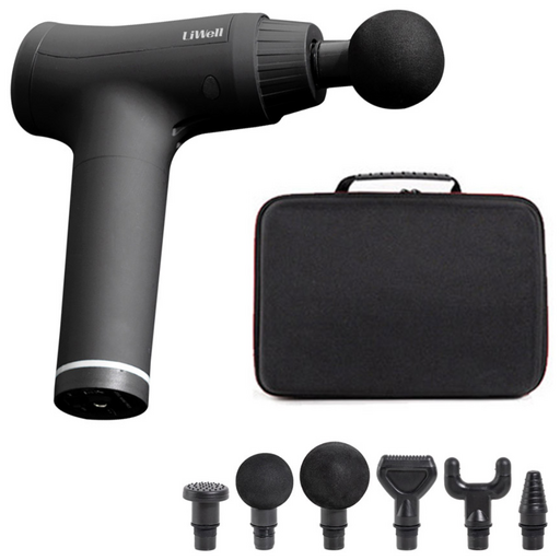 리웰 무선 진동 전신 마사지건 머슬건 안마기 근막이완 테라피