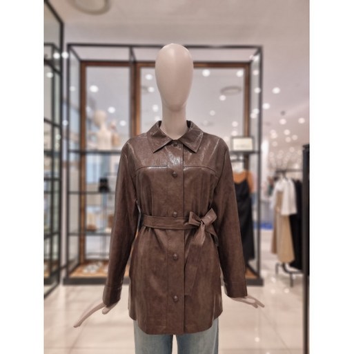 벨티드 레더 자켓L254PSG651 2971339