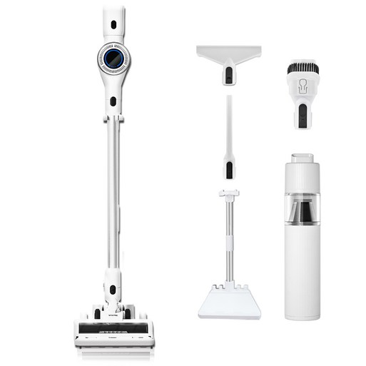 최신형 차이슨 무선 스틱 청소기 BLDC 흡입력 좋은 진공청소기  다양한 구성품  평생AS