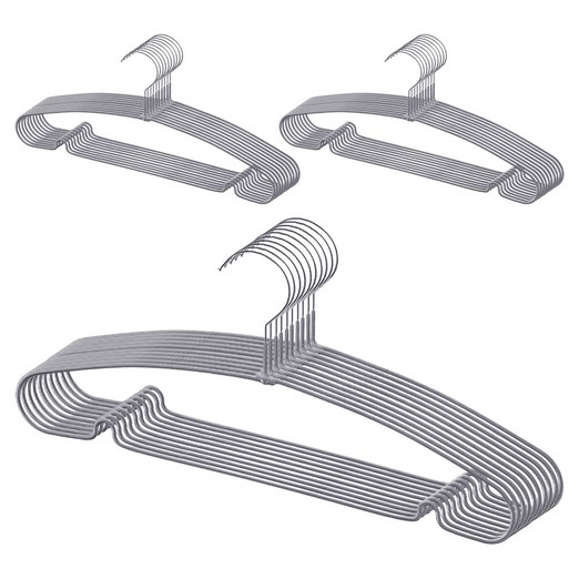 코멧 코팅 논슬립 옷걸이