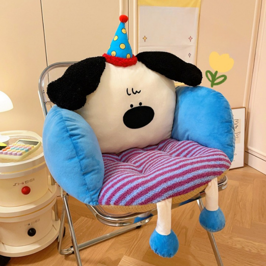 더플로우커머스 파티퍼피 포근 멀티 일체형 등받이 쿠션 및 방석