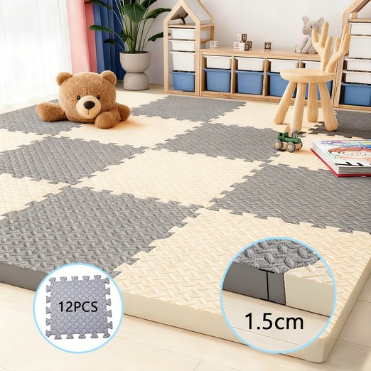 CozyLab 바닥 스펀지 퍼즐 매트 층간소음방지 소프트 매트 반려동물 거실 놀이방