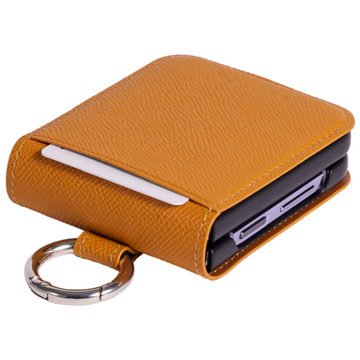 루스톤 천연소가죽 POLKA 카드 지갑 Z플립 케이스