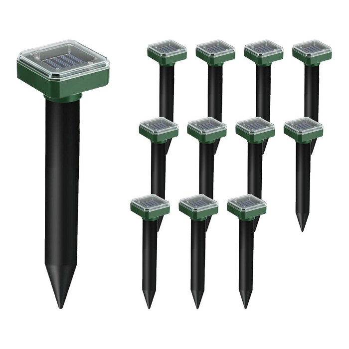 21세기트랜드 싹쓰리 두더지 유해동물 뱀 쥐 강력 초음파 태양광 퇴치기 블랙