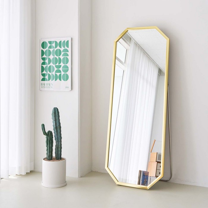 에이스홈 코코 팔각 와이드 스탠드 전신거울