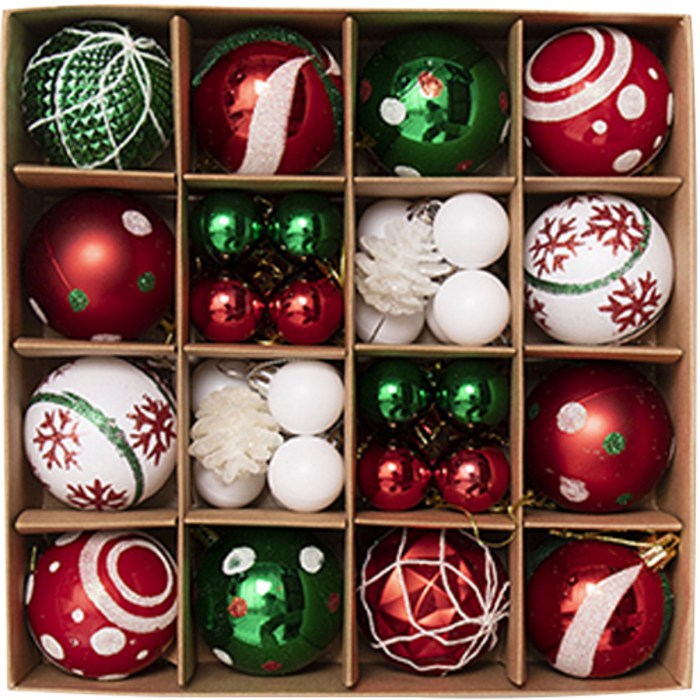 미니맥시 크리스마스 장식볼 세트